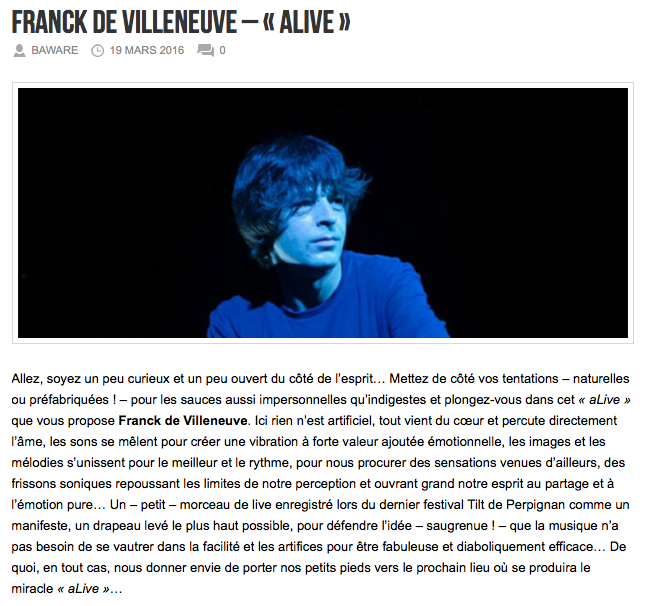 Article B-Aware Mars 2016